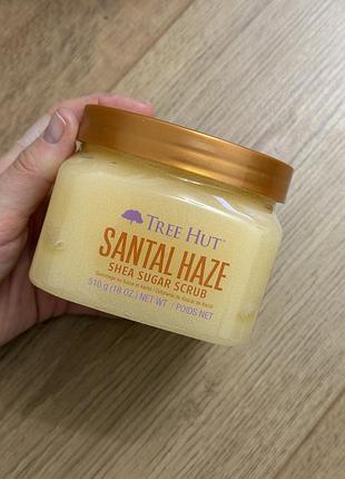 Скраб для тіла tree hut santal haze shea sugar scrub, 510г
