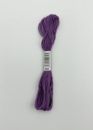 Нитки муліне 552 violet-med для вишивання