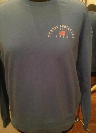 Натуральный свитшот бренда h&m, р. 54-56