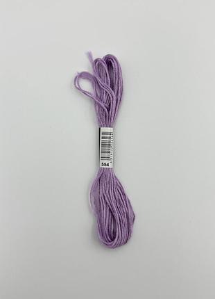 Нитки муліне 554 violet-lt для вишивання