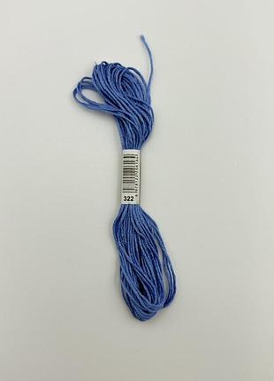 Нитки муліне 322 baby blue для вишивання