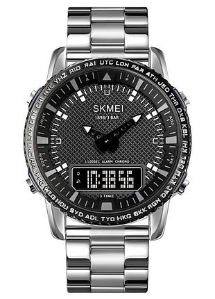 Skmei 1898sibk silver-black
