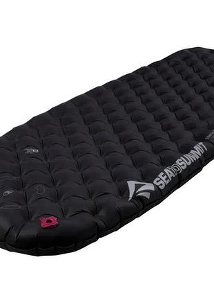 Надувной коврик (168x55x10см) sea to summit etherlight xt extreme mat, black/persian red, regular черный