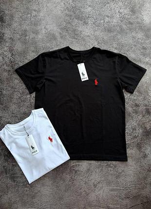 Футболка базовая polo ralph lauren✅