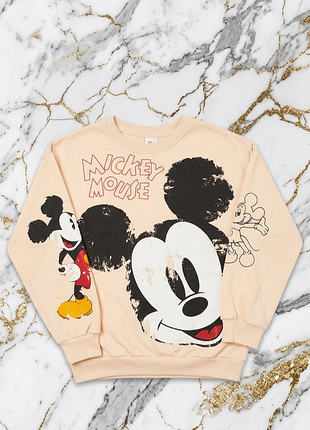 Свитшот mickey mouse (disney) 🐭
состояние: новый
цвет: персиковый / бежевый
особенности: яркий принт mickey mouse, эластичные манжеты.
цена: 250 грн