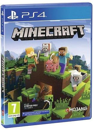 Игра minecraft bedrock edition (майнкрафт) для ps4