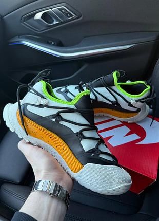 Кроссовки мужские, nike acg terra antarktik low gore-tex white black yellow