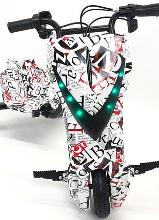Дріфт-карт windtech crazy bug 500w білий графіті