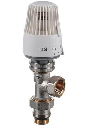 Кран rtl з системою "антипротікання" кутовий koer kr.941-gi - 1/2x1/2 (kr3065)