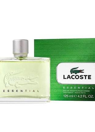 Туалетная вода lacoste essential мягкий мужской аромат, 125 ml