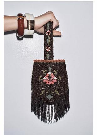 Сумка zara бісер