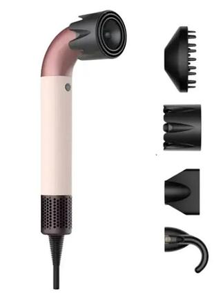 Фен-стайлер аналог dyson з насадками для сушіння та укладання волосся, потужний стайлер 4 в 1 для домашнього та професійного викор