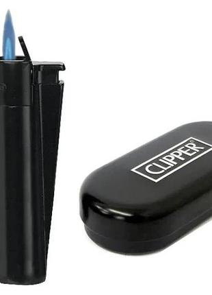 Clipper metal jet black зажигалка