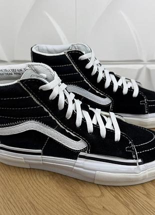 Оригінальні замшеві кеди vans sk8-hi reconstruct