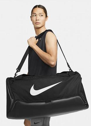 Сумка унисекс nike brsla l duff - 9.5 (95l) black (арт. do9193-010)