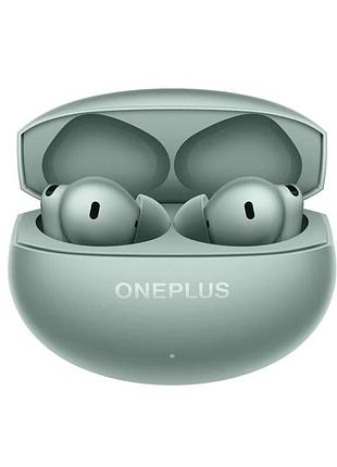 Бездротові навушники oneplus buds 4 e513a bluetooth 5.4 вакуумні, зелені, захист ip55, акумулятор 530 ма·год