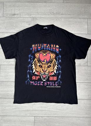 Футболка мерч ву танг wu-tang clan official tiger style rap tee merch l л размер
