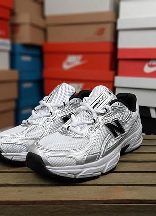 Жіночі якісні та стильні  кросівки new balance 740 білі з чорним sn