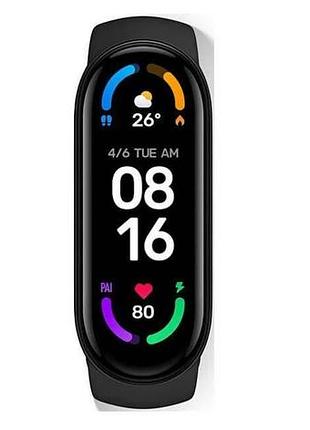 Фитнес-браслет smart band 6 черный top shop ua_
