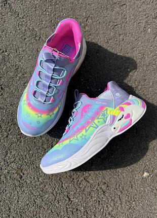 Кросівки skechers unicorn dreams. світяться. оригінал.
