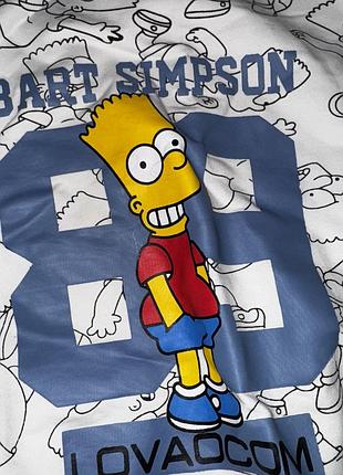 Стильний світшот із принтом bart simpson 💙