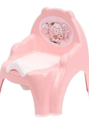 Горщик дитячий зі змінним контейнером 34.5х33.5х30см technok toys 1294 рожевий top shop ua_