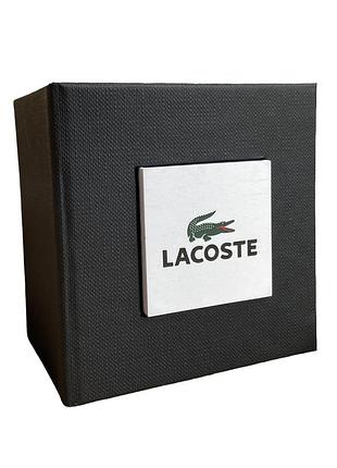 Подарочная упаковка - коробка для часов, lacoste (лакост) черный с белым ( код: ibw108-13 )