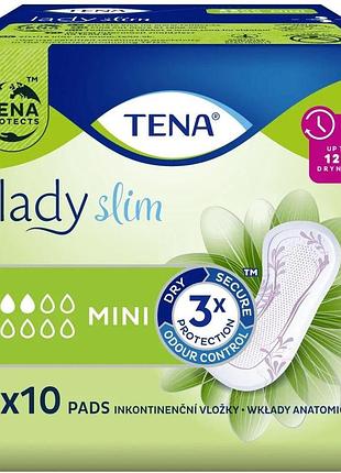 Урологічні прокладки tena lady slim mini 2 краплі 10 шт
