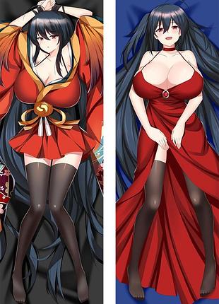 Аниме дакимакура тайхо лазурный путь azur lane (подушка обнимашка) 120*40 см