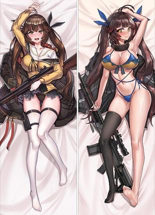 Аниме дакимакура m14 девушки на линии фронта (подушка обнимашка) 120*40 см 150, 50*150, 50
