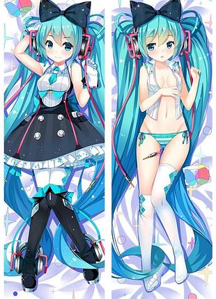 Аніме дакимакура хатсуне мику анімаційний проект «vocaloid china» / вокалоід клуб (подушка обнімашка) 120*40 150, 50*150, 50