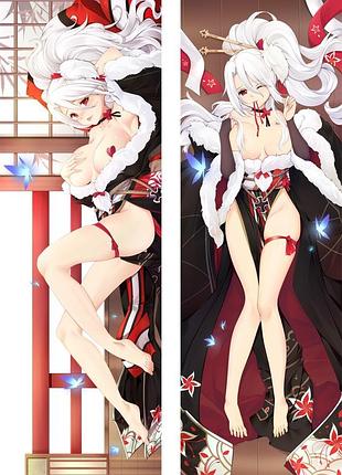 Аниме дакимакура принц ойген лазурный путь azur lane (подушка обнимашка) 120*40 см 150, 50*150, 50