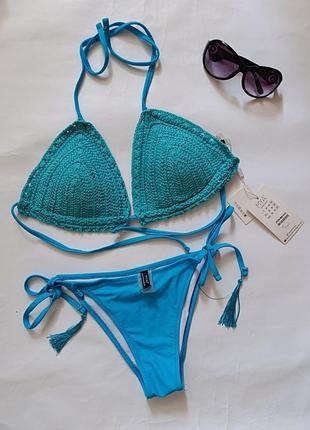 Купальник mya swimwear (италия) бирюзовый, размер it 40 / eu 38,
