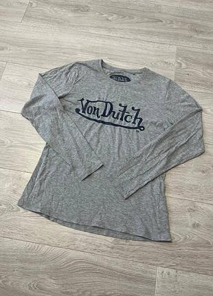 Женская кофта лонсгслив von dutch