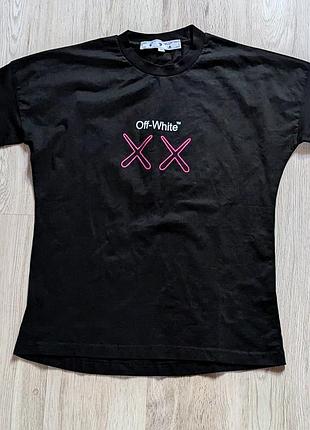 Футболка off-white kaws as soon as possible 99