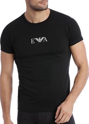 Футболка emporio armani logo black