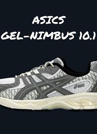 Asics gel-nimbus 10.1 white grey beige