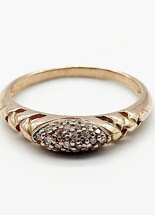 Серебряное кольцо со вставкой фианит