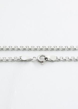 Серебряная цепочка с плетением бисмарк, размер 50 см x 0,3 см, вес: 7.0 г