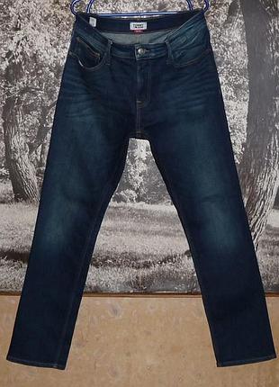 Slim scanton брендовые джинсы "tommy jeans" w36 l32 пояс-92-96см.