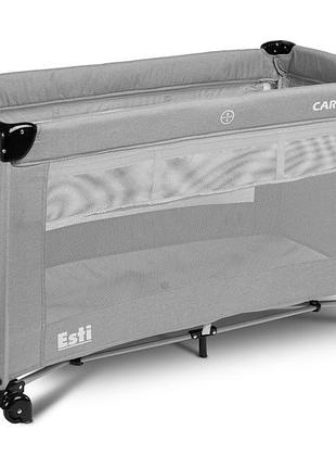 Дитяче ліжко манеж caretero esti grey