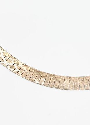 Серебряная цепочка позолоченная, плетение клеопатра, размер 45 см x 0,9 см, вес: 24.5 г