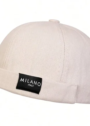 Шапка бини / шапка-докер / docker cap / кепка без козырька / докерка milano