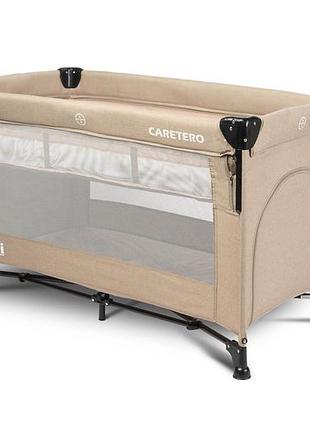 Дитяче ліжко манеж caretero esti brown