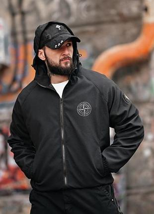 Ветровка курточка на весну осень st pancer black