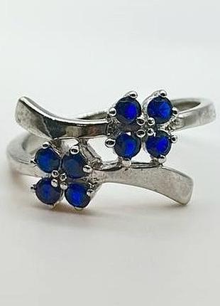 Серебряное кольцо с фианитами