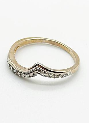 Серебряное кольцо с фианитами