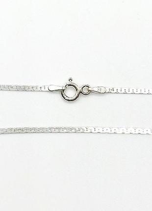 Серебряная цепочка родированная, размер 50 см x 0,2 см, вес: 4.8 г