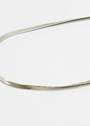 Серебряная цепочка, размер 50 см x 0,21 см, вес: 4.8 г