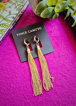 Сережки золотисті vince camuto, нові